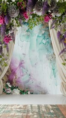 wedding back drop design