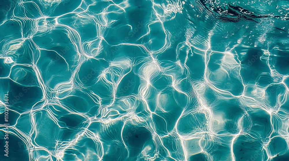 Poster natural sunlight illuminating water with enchanting and relaxing ripples : generative ai