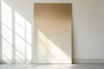 Obraz premium Beige and White Abstract Gradient Background