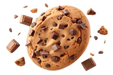 Chocolate Cookies with chocolate pieces