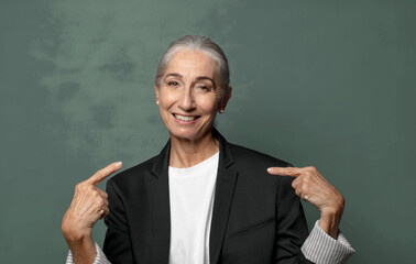 looking proud, arrogant, happy, surprised and satisfied, pointing to self, feeling like a winner