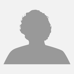 Vector flat illustration. Icons of man and woman. Avatar, user profile, person icon, profile picture. Suitable for social media profiles, icons, screensavers and as a template. Business concept.