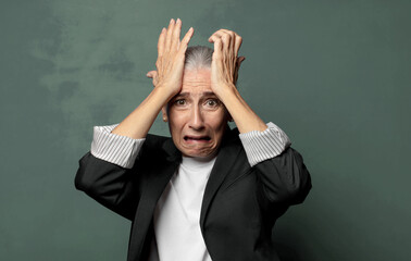  panicking over a forgotten deadline, feeling stressed, having to cover up a mess or mistake