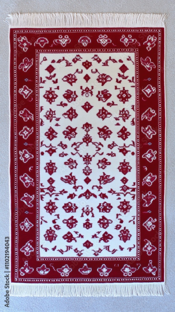 Poster boho-patterned rug showcasing intricate designs and vibrant colors, ideal for adding warmth and styl