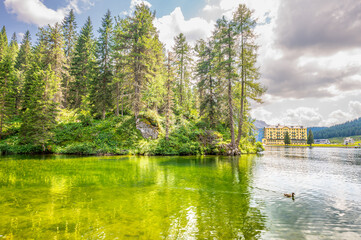 Am Misurinasee, Misurina, Venetien, Italien