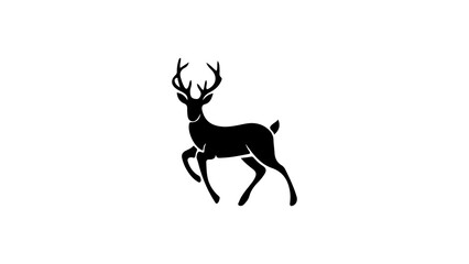 Deer Icon Design for Event Invitations with Nature Themes