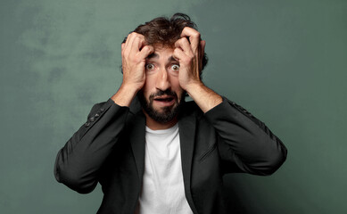  panicking over a forgotten deadline, feeling stressed, having to cover up a mess or mistake