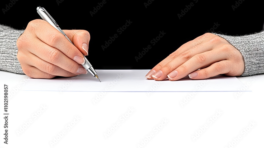 Poster writing activity on a clean white surface in a modern office setting during a productive work sessio