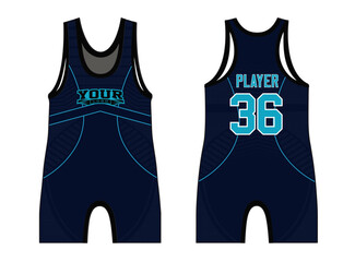 Wrestling Singlets are designed with an elegant edgy and wild look. Sports gear template mockup perfect fit for all sports. The designs that go on casual wear, shirts, fashion apparel, and all kind 