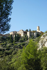 Eze village in the cliff, the French Riviera	