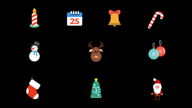 Christmas Icons. 