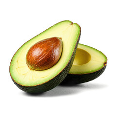 avocado isolated on transparent background