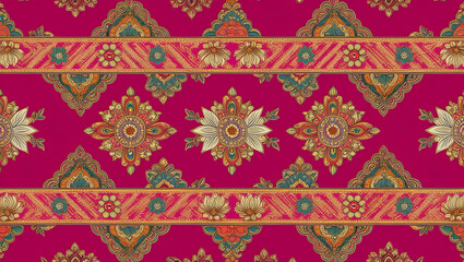 Thai Floral Elegance Pattern