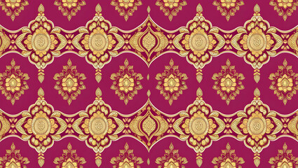 Thai Floral Elegance Pattern