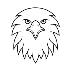 Fototapeta premium eagle head vector