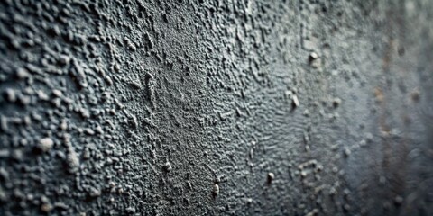 Textured Grey Wall A Close-Up of a Rough Surface with a Shallow Depth of Field