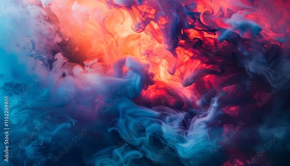 Poster abstract colorful background. fantasy fractal texture. digital art. 3d rendering.