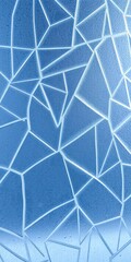 Close-up of frosted textured glass with intricate geometric lines and shapes, frosted, design