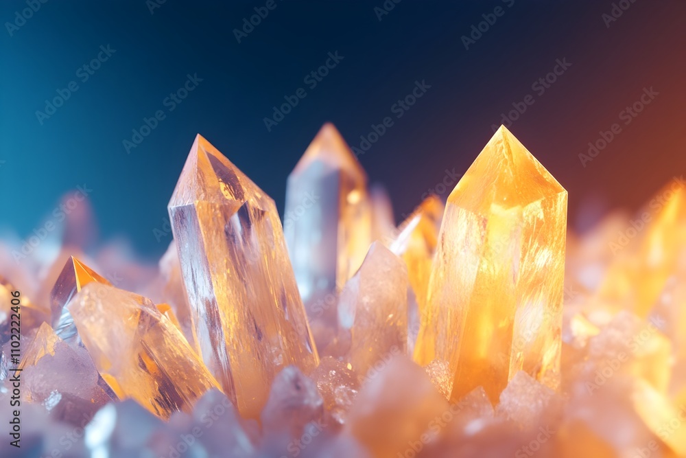 Poster mesmerizing closeup of sparkling salt crystals with intricate patterns and reflective surfaces