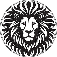 The Lion Silhouette Vector Illustration