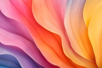 Obraz premium Captivating Closeup of Delicate Flower Petals in Vibrant Hues with Mesmerizing Dewdrops