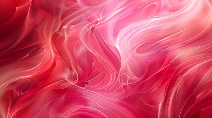 Abstract Pink and Red Swirling Background