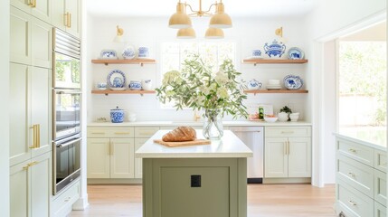 Modern kitchen design home interior bright space aesthetic view culinary inspiration