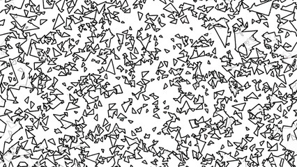 Geometric simple black and white minimalistic pattern, background or texture. Vector illustration.