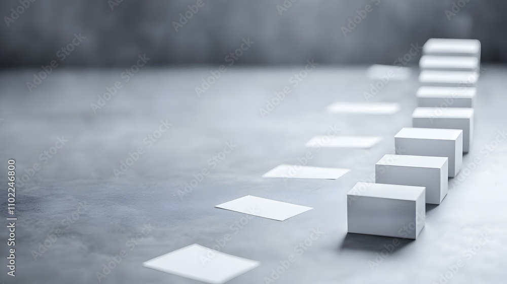 Poster minimalistic quality assurance process checklist - organized and professional layout with clean line