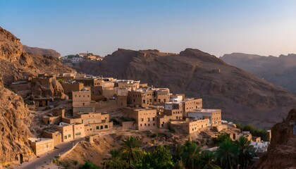 Obraz premium Al Baha, Saudi Arabia, is a heritage site. Al Baha is a city in southwestern Saudi Arabia, located in the Sarawat Mountains.