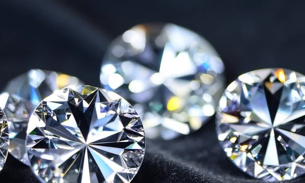 diamonds on blue background
