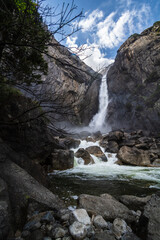 waterfall in the mountain