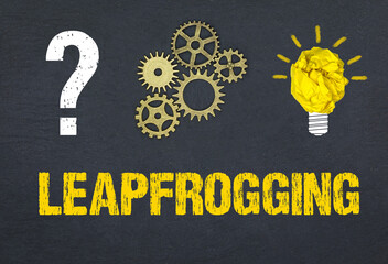 Fototapeta premium Leapfrogging 