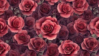 Naklejka premium Beautiful Arrangement of Multicolored Roses with Deep Red and Black Backgrounds Perfect for Floral Designs and Romantic Themes