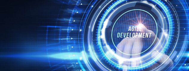 Concept of agile software development.