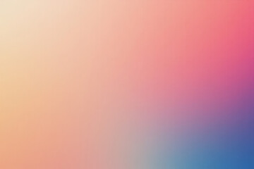 Colorful gradient background in pastel colors, representing calm and harmony with the space of copying  
