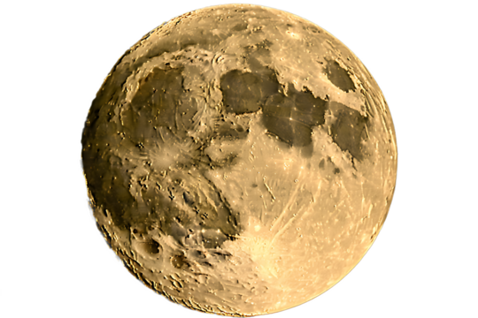 moon on transparent background