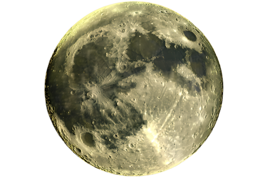 moon on transparent background