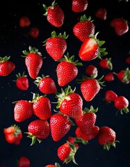 strawberries in water