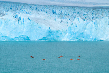 The Perito Moreno Glacier, an Ice Giant at the End of the World, is located in the southern sector...