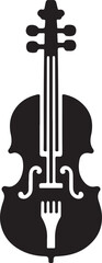 cello silhouette vector art ideal for posters, invitations, and more.