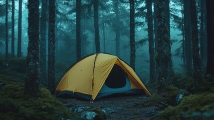 Camping in the Misty Forest: Adventure Awaits
