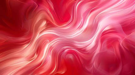 Obraz premium Abstract Red and White Swirling Pattern