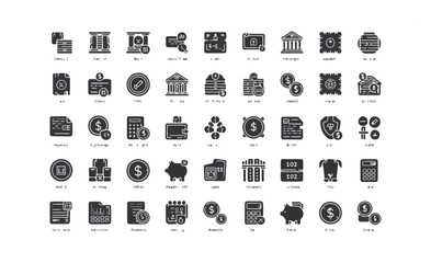 icon mega collection isolated on white background