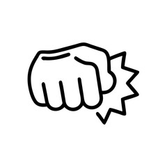 Obraz premium Stud punch icon for construction and hardware use