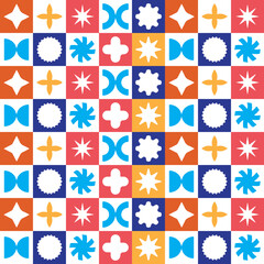 Colorful Geometric Blocks with Abstract Forms