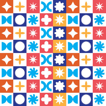 Colorful Geometric Blocks with Abstract Forms