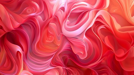 Fototapeta premium Abstract Red and Pink Swirling Pattern