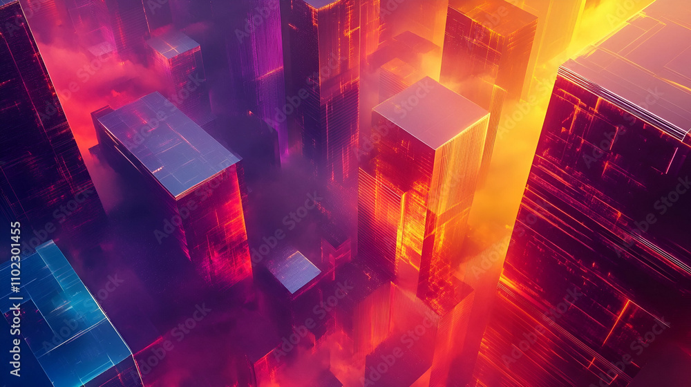 Poster modern abstract background