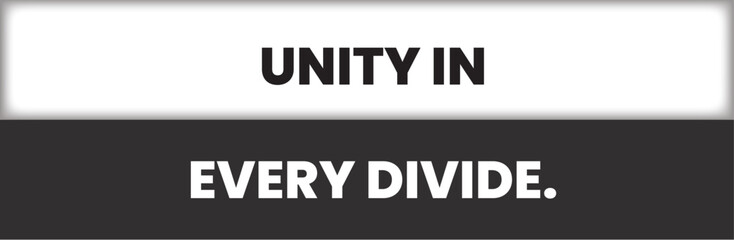 White And Black Split Design